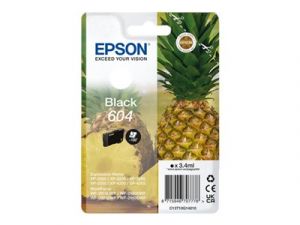 Epson 604 Singlepack - 3.4 ml - černá - originální - blistr - inkoustová cartridge