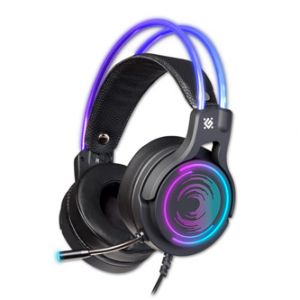 Defender Cosmo Pro RGB, herní sluchátka s mikrofonem, ovládání hlasitosti, černá, 7.1 (vir
