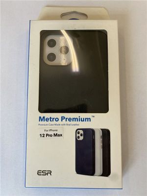 ESR Metro Premium, black - iPhone 12 Pro Max