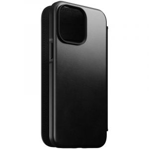 Nomad Leather MS Folio, black - iPhone 14 Pro Max