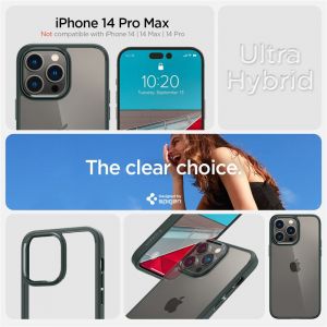 Spigen Ultra Hybrid, abyss grn - iPhone 14 Pro Max