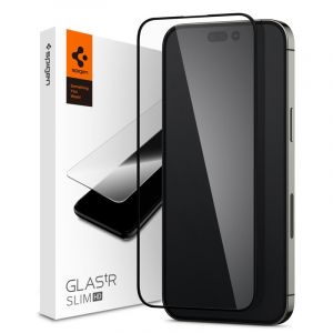 Spigen tR Slim HD 1P, fc black - iPhone 14 Pro