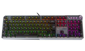 MSI herní klávesnice VIGOR GK71 Sonic Red/ drátová/ mechanická/ RGB podsvícení/ USB/ CZ+SK