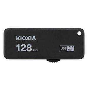 Kioxia USB flash disk, USB 3.0, 128GB, Yamabiko U365, Yamabiko U365, černý, LU365K128GG4