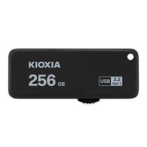 Kioxia USB flash disk, USB 3.0, 256GB, Yamabiko U365, Yamabiko U365, černý, LU365K256GG4