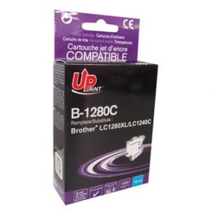 UPrint kompatibilní ink s LC-1280XLC, cyan, 1200str., 12ml, B-1280C, high capacity, pro Br