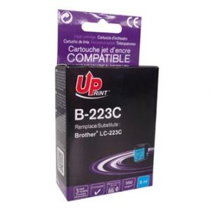 UPrint kompatibilní ink LC-223C, s LC-223C, cyan, 550str., 8ml, pro Brother MFC-J4420DW, M