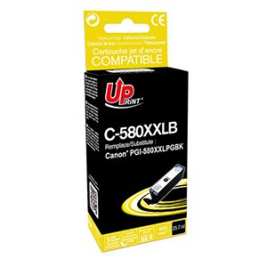 UPrint kompatibilní ink s PGI-580PGBK XXL, black, 25.7ml, C-580XXLB, very high capacity, p