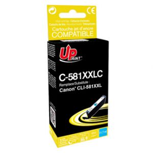 UPrint kompatibilní ink s CLI-581C XXL, cyan, 11,7ml, C-581XXLC, very high capacity, pro C