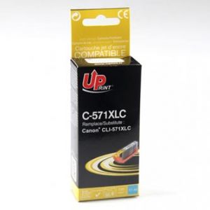UPrint kompatibilní ink s CLI571C XL, cyan, 800str., 11ml, C-571XLC, high capacity, pro Ca