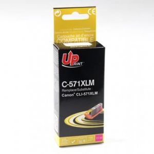 UPrint kompatibilní ink s CLI571M XL, magenta, 800str., 11ml, C-571XLM, high capacity, pro