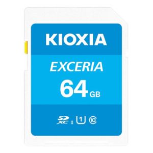 Kioxia Paměťová karta Exceria (N203), 64GB, SDXC, LNEX1L064GG4, UHS-I U1 (Class 10)