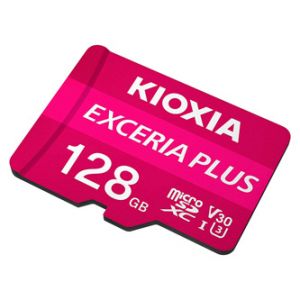 Kioxia Paměťová karta Exceria Plus (M303), 128GB, microSDXC, LMPL1M128GG2, UHS-I U3 (Class