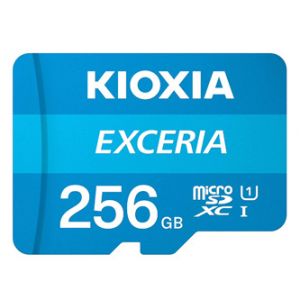Kioxia Paměťová karta Exceria (M203), 256GB, microSDXC, LMEX1L256GG2, UHS-I U1 (Class 10)