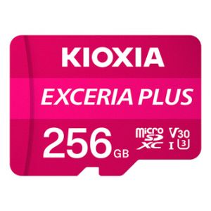 Kioxia Paměťová karta Exceria Plus (M303), 256GB, microSDXC, LMPL1M256GG2, UHS-I U3 (Class