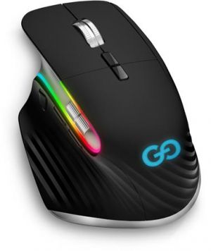 CONNECT IT GG bezdrátová herní myš,4000DPI,RGB podsvícení, tiché tlačítka, ČERNÁ