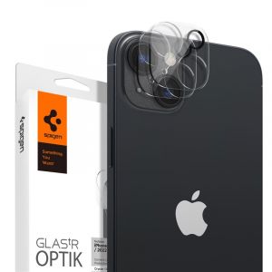 Spigen tR Optik 2 Pack, clear - iPhone 14/Plus