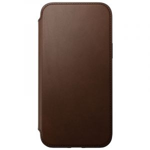 Nomad Leather MS Folio, brown - iPhone 14 Plus
