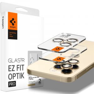 Spigen EZ Fit Optik Pro 2P, gld -iPhone 14 Pro/Max