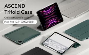 ESR Ascend Trifold Case, grey-iPad Pro 12.9" 22/21