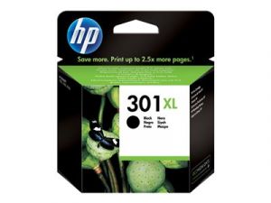 HP 301XL - 8 ml - Vysoká výtěžnost - černá - originální - inkoustová cartridge - pro Deskj