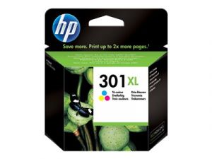 HP 301XL - 6 ml - Vysoká výtěžnost - barva (azurová, purpurová, žlutá) - originální - inko
