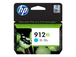 HP 912XL - 9.9 ml - Vysoká výtěžnost - azurová - originální - inkoustová cartridge - pro O