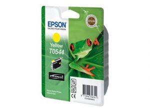 Epson T0544 - 13 ml - žlutá - originální - blistr s RF / akustickým alarmem - inkoustová c
