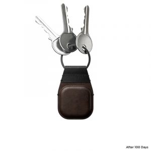 Nomad Leather Keychain, brown - Apple Airtag