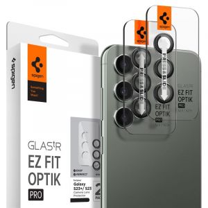 Spigen Glass Optik Pro 2P, black - Galaxy S23/S23+