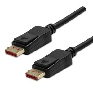 Video kabel DisplayPort samec - DisplayPort samec, DP v 1.4, 2m, pozlacené konektory, čern