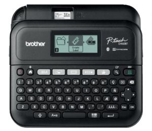 Brother PT-D460BTVP tiskárna samolepících štítků s kufříkem a 18mm páska - černá/bílá, Bl