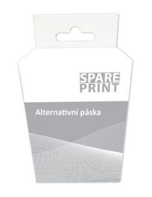 SPARE PRINT Kompatibilní páska pro BROTHER - TZe-121-tisk černá/ podklad transparentní-9mm