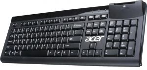 ACER klávesnice KUS-0967 - USB drátová, CHICONY, Smart-Card-Reader, CZ