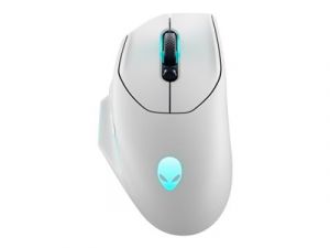 Dell AW Wireless Gaming Mouse AW620M, Alienware Wireless Gaming Mouse - AW620M (Lunar Ligh
