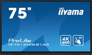 75" iiyama TE7512MIS-B1AG: IPS,4K UHD,Android,24/7