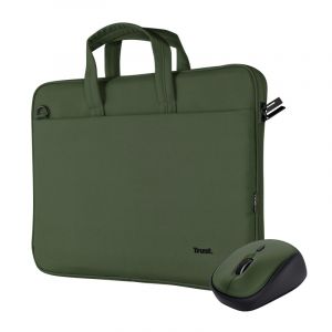 TRUST Laptop Bag And Mouse Set - zelený