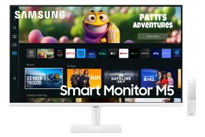 27" Samsung Smart Monitor M5, bílý