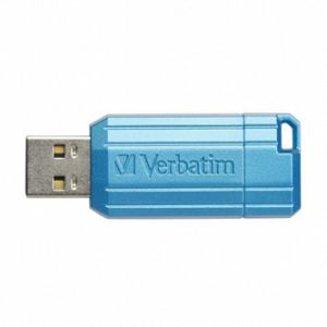 Verbatim USB flash disk, USB 2.0, 128GB, Store,N,Go PinStripe, modrý, 49461, pro archivaci