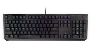 Endorfy herní klávesnice Thock Red / USB / red sw. / drátová / mech. / US / / PBT double-s
