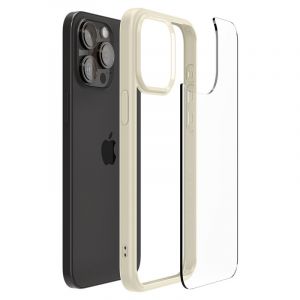 Spigen Ultra Hybrid, sand beige - iPhone 15 Pro Max