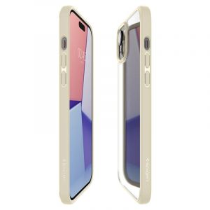 Spigen Ultra Hybrid, sand beige - iPhone 15