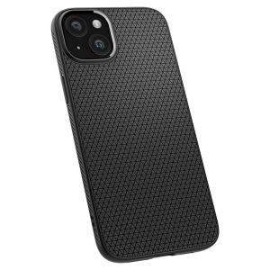 Spigen Liquid Air, matte black - iPhone 15 Plus