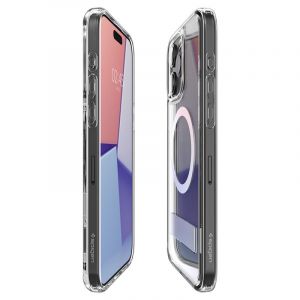 Spigen Ultra Hybrid S MagSafe, crystal clear - iPhone 15 Pro