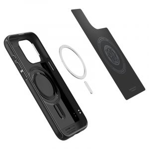 Spigen Mag Armor MagSafe, matte black - iPhone 15 Pro