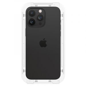 Spigen Glass tR EZ Fit 2 Pack, FC Black - iPhone 15 Pro Max