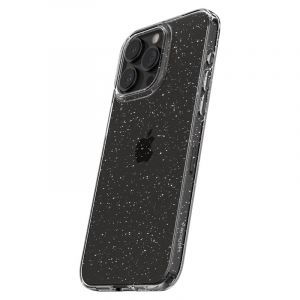 Spigen Liquid Crystal Glitter, crystal quartz - iPhone 15 Pro