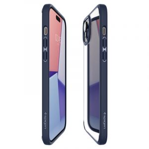 Spigen Ultra Hybrid, navy blue - iPhone 15