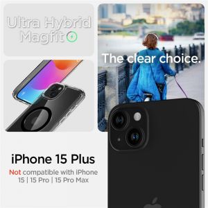 Spigen Ultra Hybrid MagSafe, black - iPhone 15 Plus