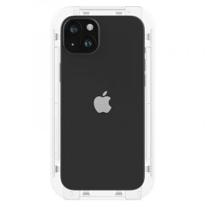 Spigen Glass tR EZ Fit 2 Pack, FC Black - iPhone 15